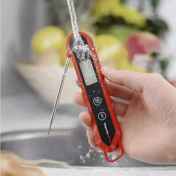 ThermoPro Cooking Thermometer Bundle LCD, Alarm, Preset Temp, 500 FT - Picture 7 of 11